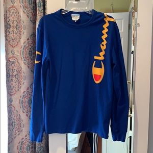 Men’s champion long sleeve T-shirt